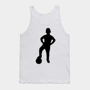 Soccer Player Boy Tank Top